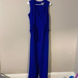 Blue jump suit, size 12, great condition
